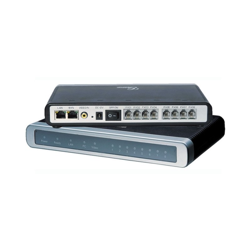 Grandstream GXW 4108 อปกรณ FXO IP Analog Gateway ขนาด 8 Port FXO