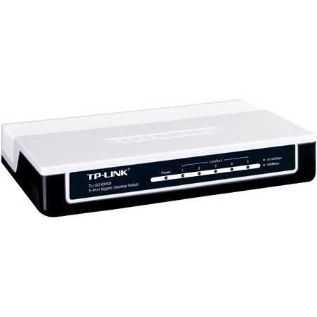 TP-Link TL-SG1005D Gigabit Switch 5 Port 10/100/1000Mbps (Plastic Case)