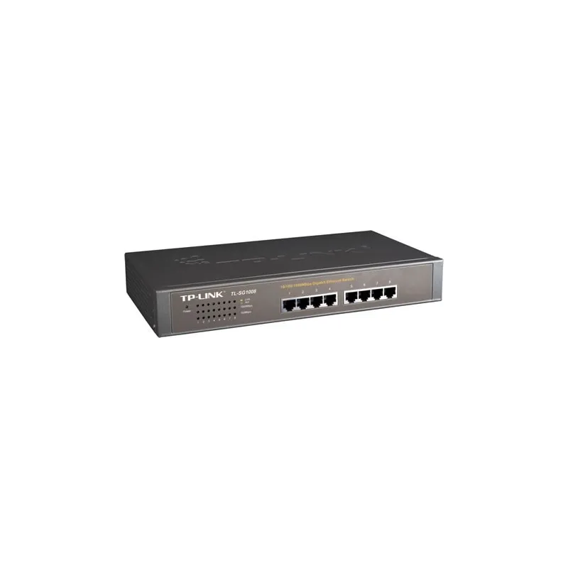 TP-Link TL-SG1008 Unmanaged Gigabit Rackmount Switch ขนาด 8 port ความเร็ว 10/100/1000 Mbps