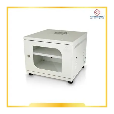 G6-40040 19” GERMAN MINI STEEL BOX w/Shelf (Gray) ตู้ Rack ขนาดเล็ก 40x40x30cm