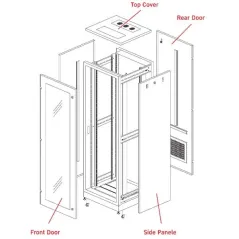 ตู้ Rack 42U G3-60942 19" GERMAN RACK G3 Series 60x90x205cm