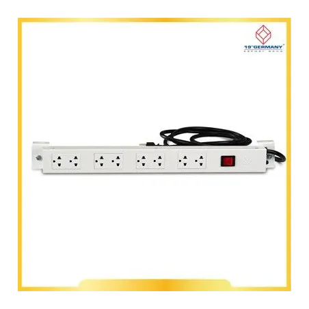 G7-00008 19” 19" GERMANY AC Power Distribution 8 Universal Outlet 3M.