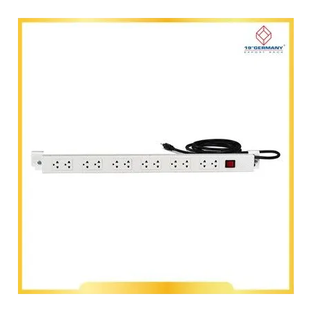 G7-00012 19” 19" GERMANY AC Power Distribution 12 Universal Outlet 3M.