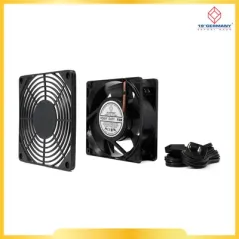 G7-05001 พัดลมชุด 1 ตัว 1x4” HEAVY DUTY FAN 2 Ball Bearing ครบชุดสายไฟ 1.8 เมตร