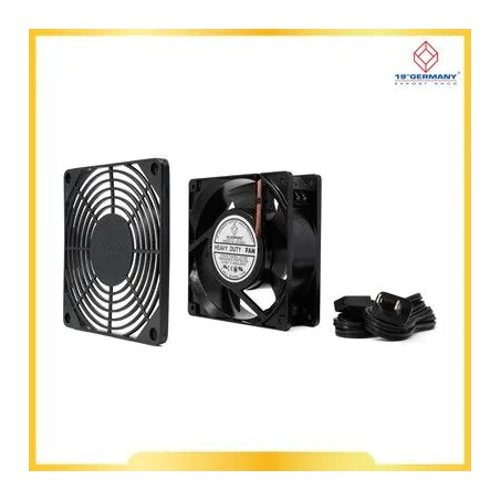 G7-05001 พัดลมชุด 1 ตัว 1x4” HEAVY DUTY FAN 2 Ball Bearing ครบชุดสายไฟ 1.8 เมตร