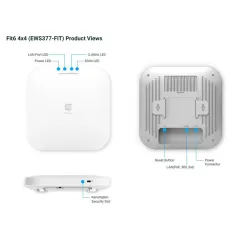 EWS377-FIT Engenius 802.11ax 4x4 3.54Gbps Dual Band Wireless Indoor Access Point