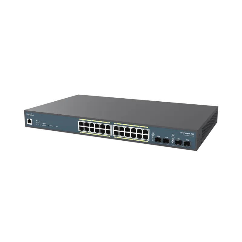 EWS7928FP-FIT Engenius FITSwitch Managed Gigabit 24-Port 410W PoE+ Switch 4 SFP Port