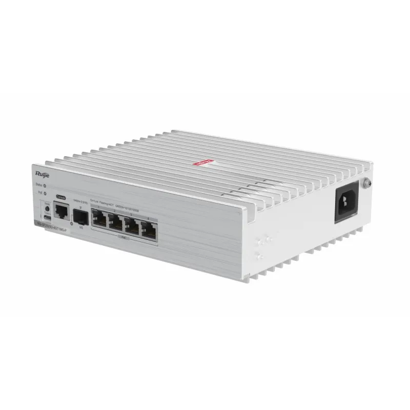 Ruijie RG-SF2920U-4GT1MS-P, 4-Port GE All-Optical PoE Switch, 2.5G Uplink Optical Port