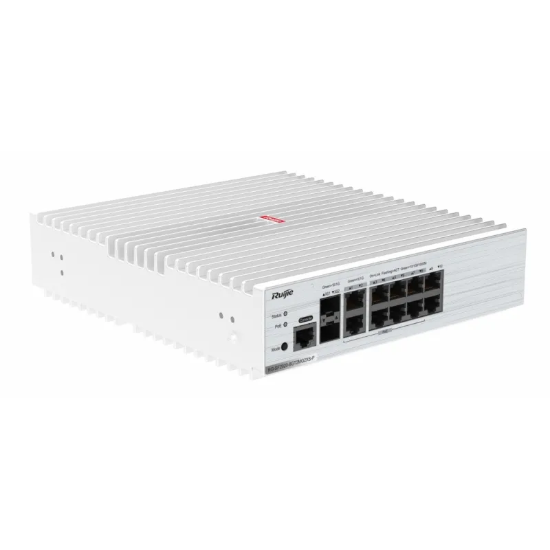 Ruijie RG-SF2920-8GT2MG2XS-P 8-Port GE All-Optical PoE Switch, 5G Lan Ports, POE 125W