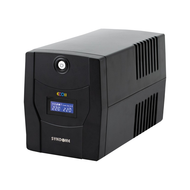 Syndome ECO II-1000-LCD เครื่องสำรองไฟฟ้า UPS Stabilizer ขนาด 1000VA ...