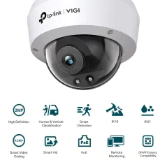 VIGI C220I TP-Link 2MP IR Dome Network Camera ความละเอียด 2MP