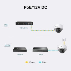 VIGI C240I TP-Link 4MP IR Dome Network Camera ความละเอียด 3MP