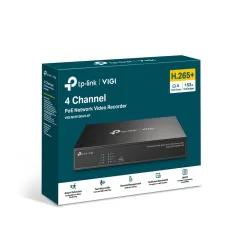 VIGI NVR1004H-4P TP-Link 4 Channel PoE+ Network Video Recorder