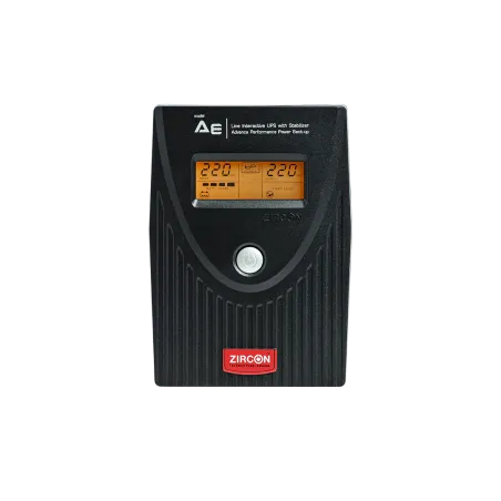 ZIRCON เครื่องสำรองไฟ (UPS) AE1000VA/550WATT จอแสดงผล LCD