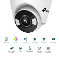 VIGI C440-W TP-Link VIGI 4MP Full-Color Wi-Fi Turret Network Camera