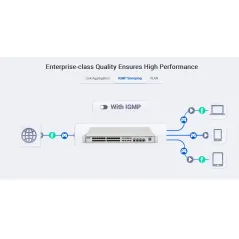 RG-NBS5100-24GT4SFP-P Reyee L3 Managed POE Switch 24 Port Gigabit, 4 SFP