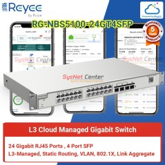 Ruijie Networks Reyee RG-NBS5100-24GT4SFP L3 Managed Switch 24 Port Gigabit, 4 SFP