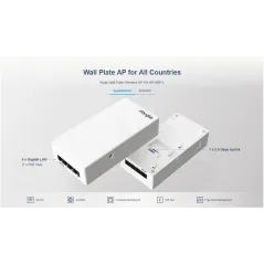 RG-AP180P-L Ruijie Wall Plate AP Wi-Fi 6 Dual-Radio 2.975Gbps (PoE Passthrough)