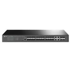 TL-SG3428XF TP-LINK JetStream 24-Port SFP L2+ Managed Switch, 4-Port 10GE SFP+