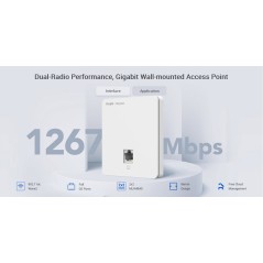 RG-RAP1201 Reyee Wi-Fi 5 1267Mbps Gigabit Wall-Mounted Access Point