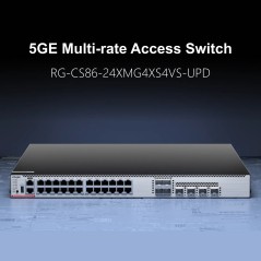 RG-CS86-24XMG4XS4VS-UPD Ruijie L3-Managed POE Multi-GE Switch 24-Port, 4 Port SFP28