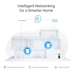 TP-LINK Deco XE75 Pro (3-Pack) AXE5400 Tri-Band Mesh Wi-Fi 6E System