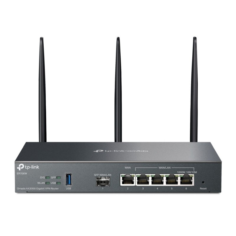 ER706W TP-LINK Omada AX3000 Gigabit VPN Router, 4WAN, WIFI AX3000