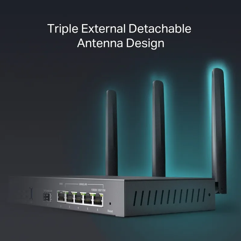 ER706W TP-LINK Omada AX3000 Gigabit VPN Router, WIFI AX