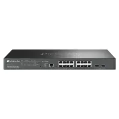 SG3218XP-M2 TP-LINK Omada L2+ Managed POE Switch 16-Port 2.5G, 2-Port 10GE SFP+