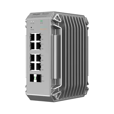 RG-NIS3100-8GT2SFP-HP Reyee Industrial-Grade L2 Managed POE Switch