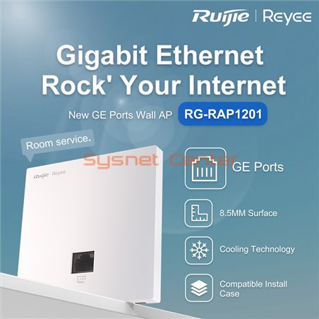 RG-RAP1201 Reyee Wi-Fi 5 1267Mbps Gigabit Wall-Mounted Access Point