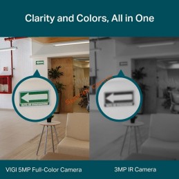 VIGI C450 TP-Link VIGI 5MP Full-Color Turret Network Camera
