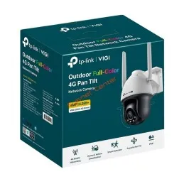 VIGI C540-4G TP-Link VIGI 4MP Outdoor Full-Color 4G-LTE Pan/Tilt Network Camera