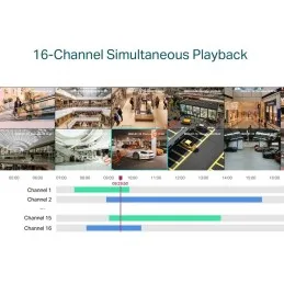 VIGI NVR2016H-16P TP-Link VIGI 16 Channel PoE+ Network Video Recorder