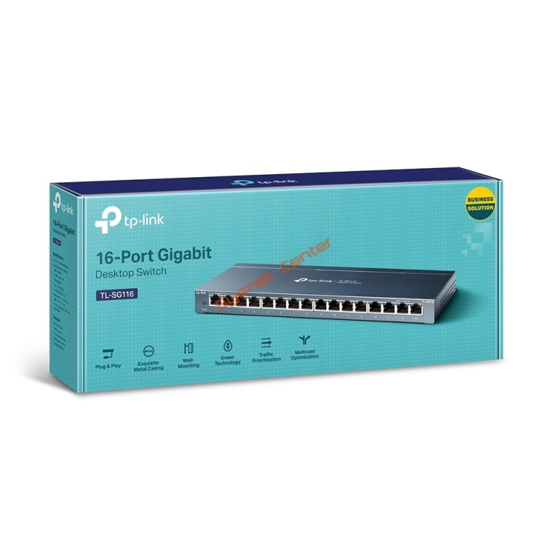 TL-SG116 TP-LINK Gigabit Switch Desktop 16 port Gigabit