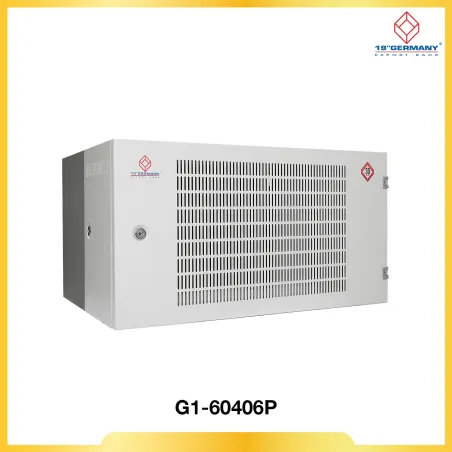 ตู้ Rack 6U 19" GERMAN Perforated. WALL RACK G1-60406P 60x40x32cm