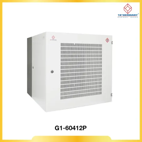 ตู้ Rack 12U 19" GERMAN Perforated. WALL RACK G1-60412P 60x40x59cm