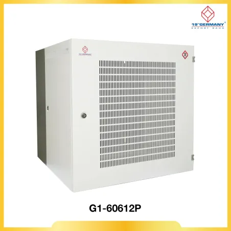 ตู้ Rack 12U 19" GERMAN Perforated. WALL RACK G1-60612P 60x60x59cm