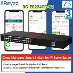 RG-ES224GC-V2 Reyee Cloud Managed Smart Switch 24 Port Gigabit