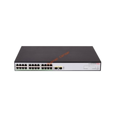 H3C S1600V2-26P-HPWR L2 Managed POE Switch 24 Port Gigabit, 2 SFP, POE 370W