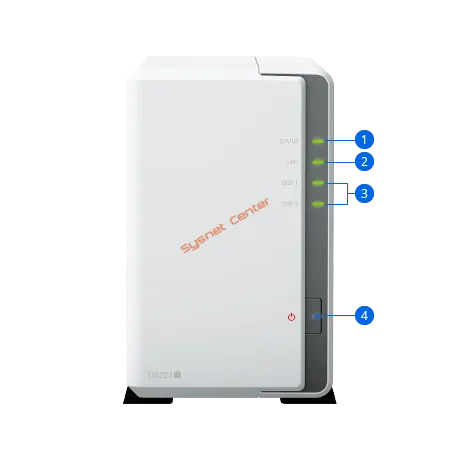 Synology DS223J NAS Network Attatch Storage ขนาด 2Bay Ram 1G