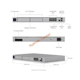 UDM-Pro-MAX UniFi Dream Machine Pro Max 10Gbps Cloud Gateway.