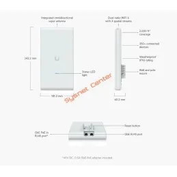 U6-Mesh-Pro Ubiquiti Unifi Access Point WIFI-6 Mesh 2x2 MIMO 160MHz, 2.4Gbps