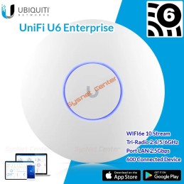 U6-Enterprise Ubiquiti UniFi 6 Enterprise Access Point WiFi-6E AP 4x4 MIMO 5/6 GHz