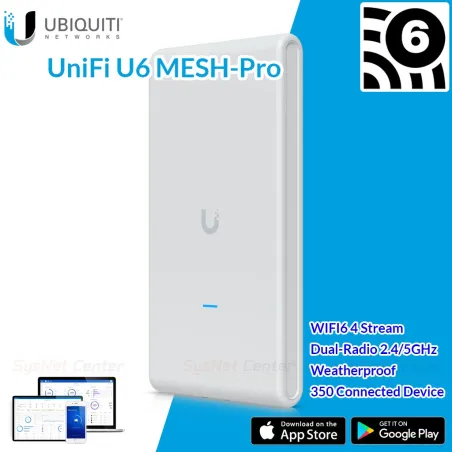 U6-Mesh-Pro Ubiquiti Unifi Access Point WIFI-6 Mesh 2x2 MIMO 160MHz, 2.4Gbps