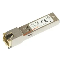 S+RJ10 Mikrotik แปลง Port SFP+ To Port RJ-45 ความเร็ว 1/2.5/5/10Gbps