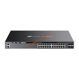 SG6428XHP TP-LINK Omada 24-Port Gigabit Stackable L3-Managed PoE+ Switch, 4 Port SFP+