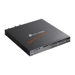 SG6428XHP TP-LINK Omada 24-Port Gigabit Stackable L3-Managed PoE+ Switch, 4 Port SFP+