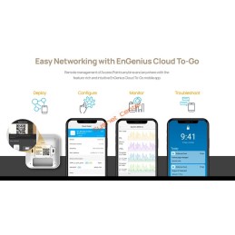 ECW526 EnGenius Cloud Managed Wi-Fi 7 2x2x2 Indoor Access Point 5.8Gbps