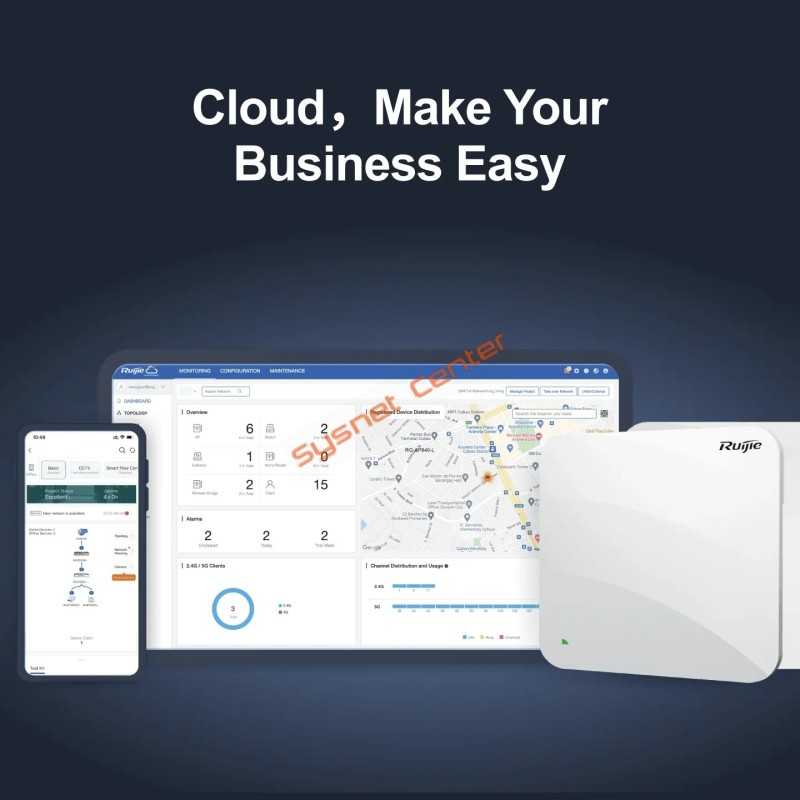 RG-AP840-L Ruijie Wireless Access Point Wi-Fi 6 4x4 MIMO